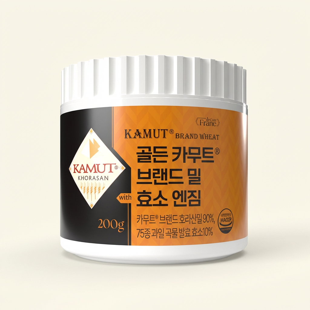 카무트 골든 카무트 브랜드 밀 효소 엔짐, 200g, 2개