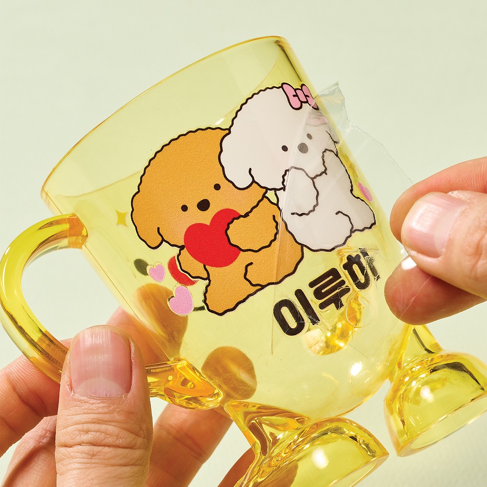 서시은 엠보픽스 네임 스티커 EB01, EBa16-영문대흑백, 1장