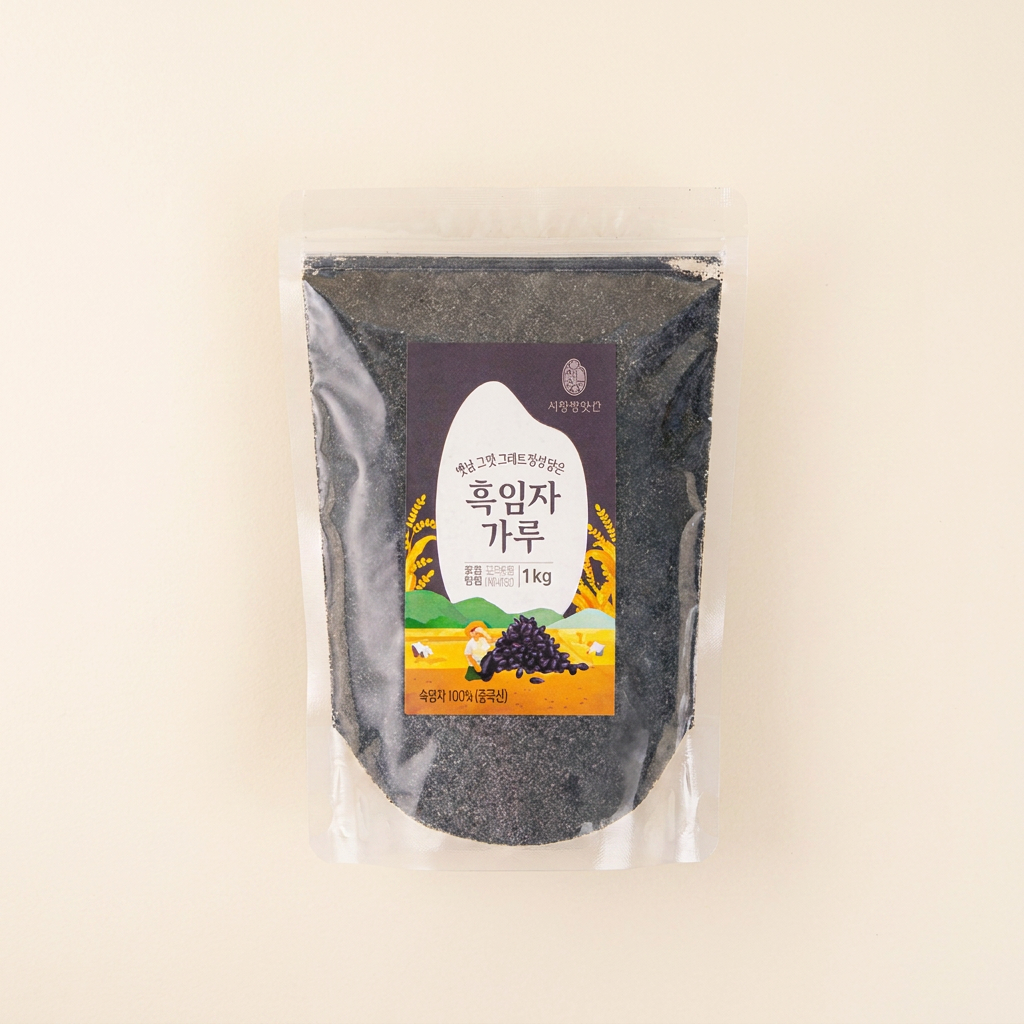 서창방앗간 흑임자가루 볶은검정깨가루 검은깨분말 무첨가, 1kg, 1개