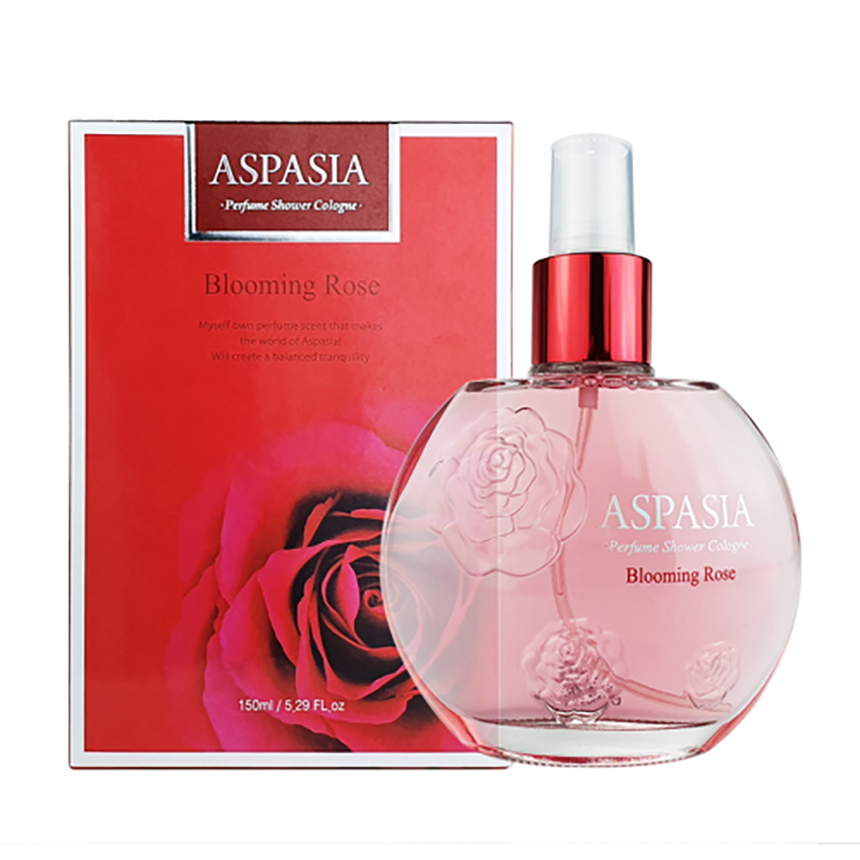 주식회사 수지코리아 아스파시아 퍼퓸 샤워 코롱 블루밍 로즈, 150ml, 1개