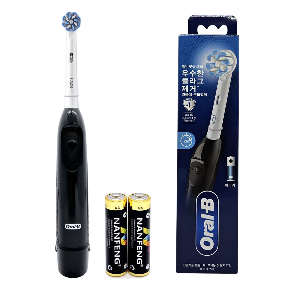 오랄비 배터리 전동칫솔 DB5, 블랙, 1개