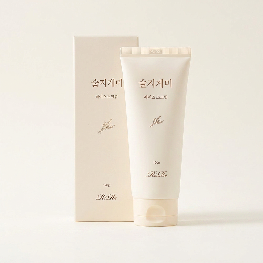 리르 술지게미 페이스 스크럽, 120g, 1개