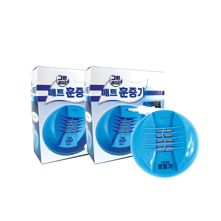 그린세이프 매트 훈증기, M1806, 1개입, 2개