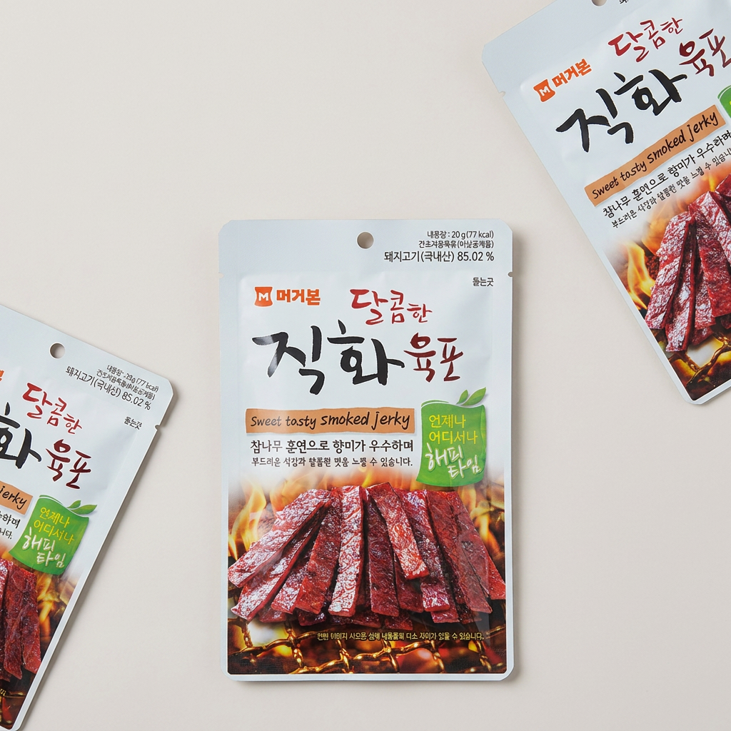 머거본 달콤직화육포, 20g, 10개