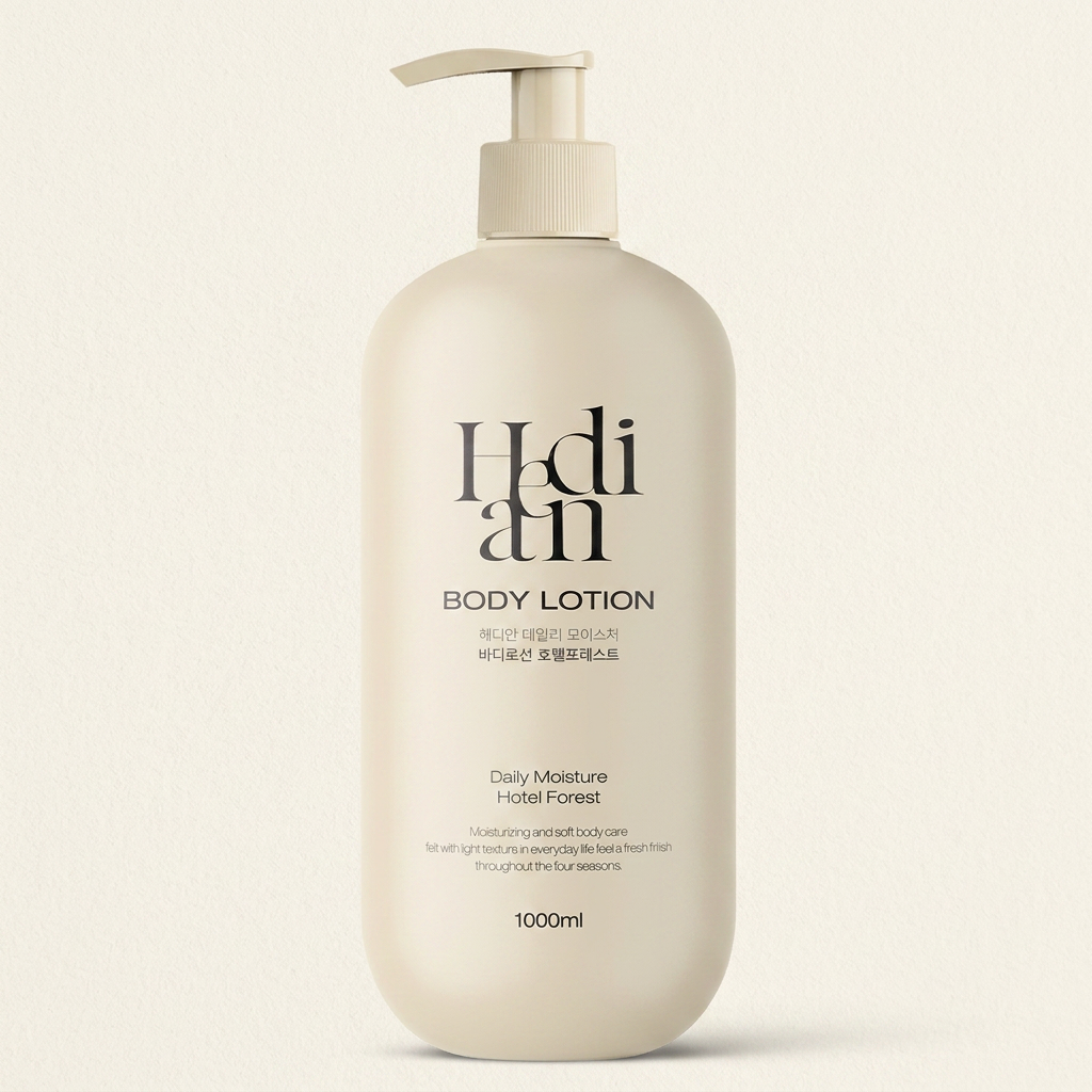 헤디안 데일리 모이스처 바디로션, 호텔포레스트, 1L, 4개