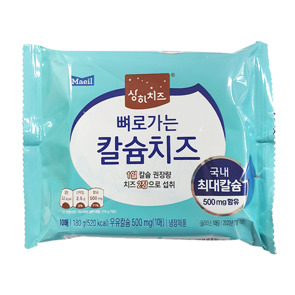 주식회사 씨앤아이물류 상하치즈 뼈로 가는 칼슘 치즈, 180g, 3개