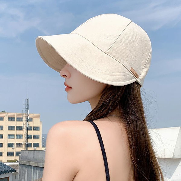 성진 탄탄한 여름 모자 보닛햇, 아이보리 1개 + 블랙 1개, 2개