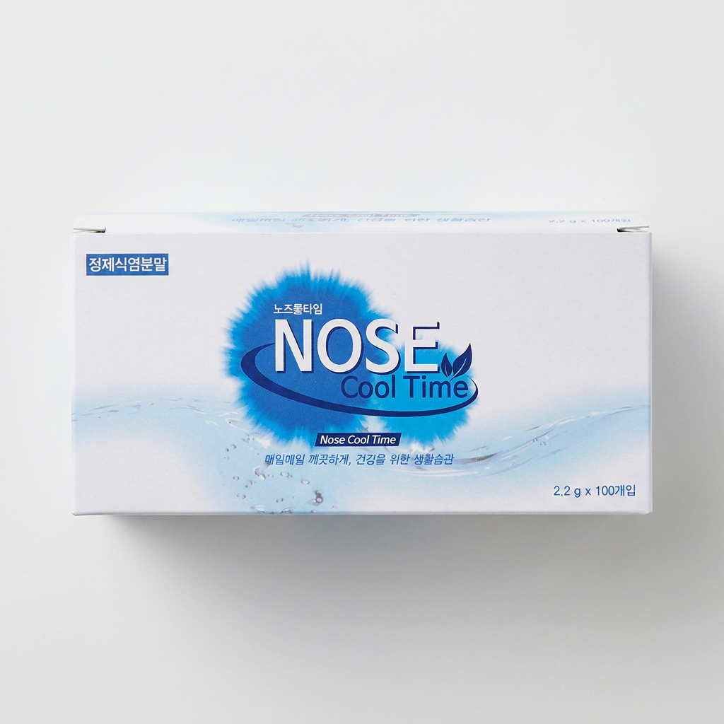 노즈쿨타임 정제식염분말, 2.2g, 100개, 1박스