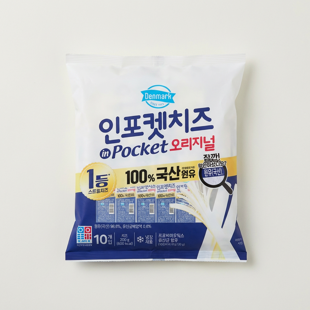 동원 덴마크 인포켓치즈 오리지널, 20g, 30개