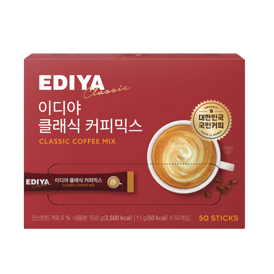 이디야 클래식 커피믹스, 11g, 50개입, 2개 가격 추이 이디야 클래식 커피믹스, 11g, 50개입, 2개 - 최저가 12,500원