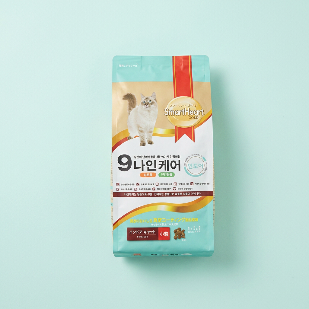 나인케어 9가지케어 고양이사료, 고양이, 인도어, 1.2kg, 1개