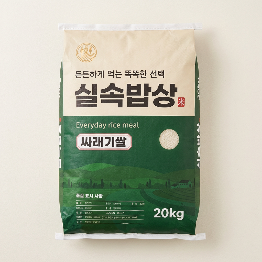 실속밥상 싸래기쌀, 20kg, 1개