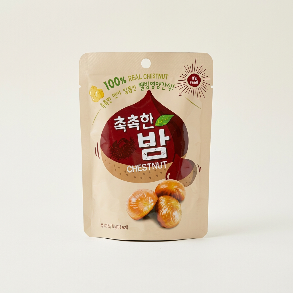 촉촉한 밤, 70g, 30개