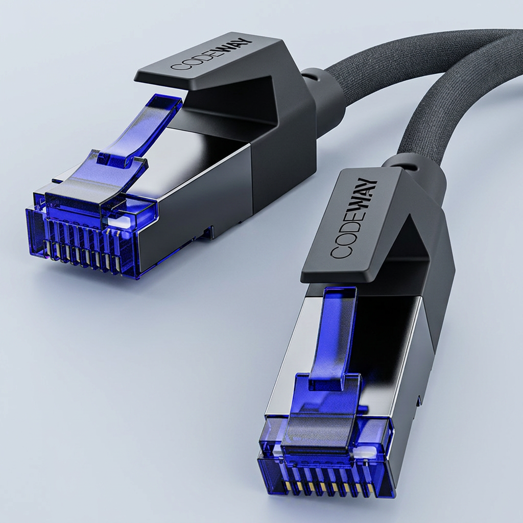 코드웨이 CAT8 인터넷 랜선 초고속 40Gbps 랜 케이블, 10m, 1개