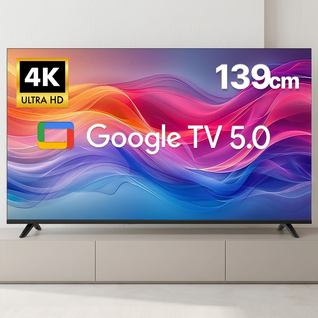 위드라이프 55 UHD 스마트 TV WITH55SMART4K, 139cm, 55인치, 55UHD 구글 스마트TV, 스탠드형, 방문설치