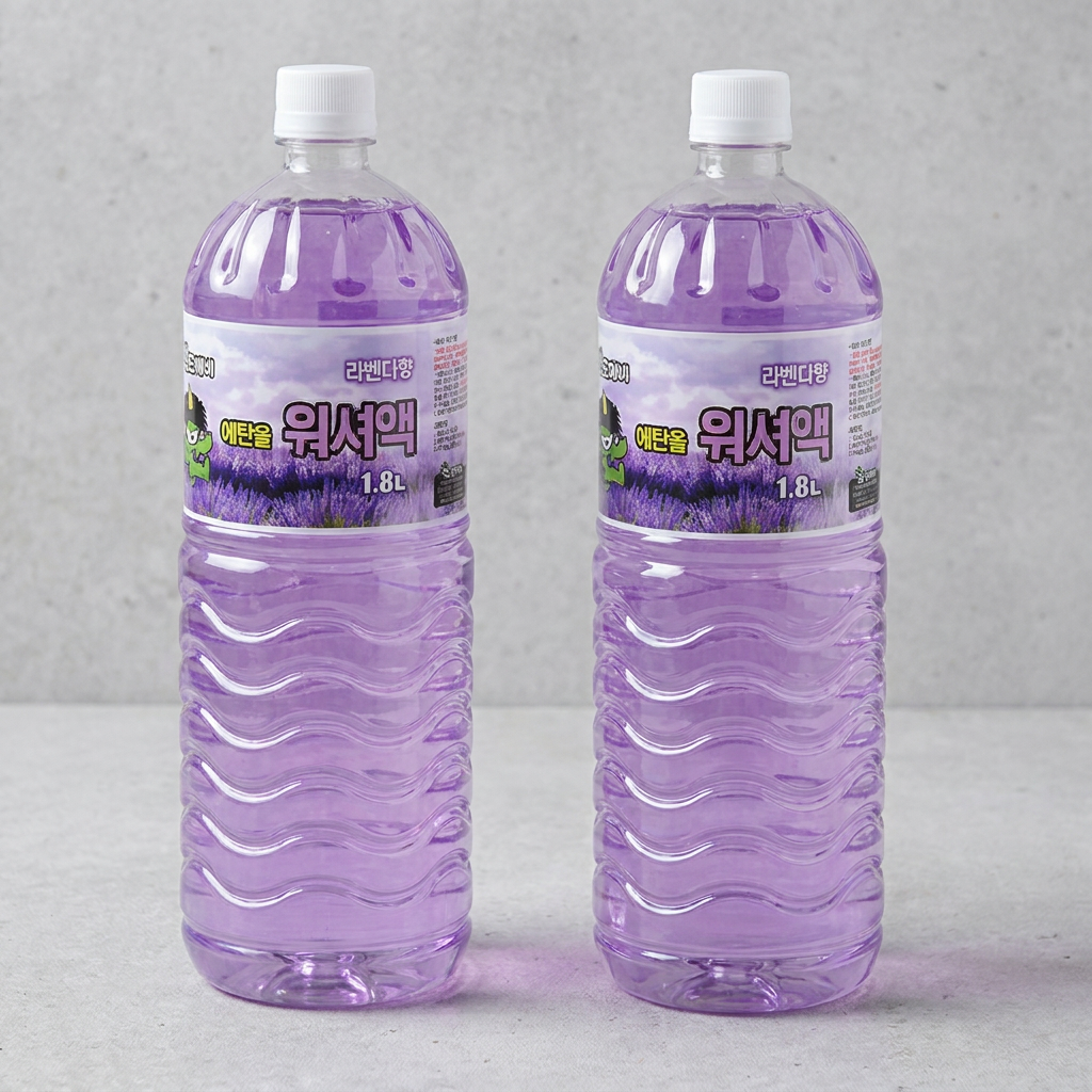 산도깨비 에탄올 워셔액 라벤다향, 1.8L, 2개