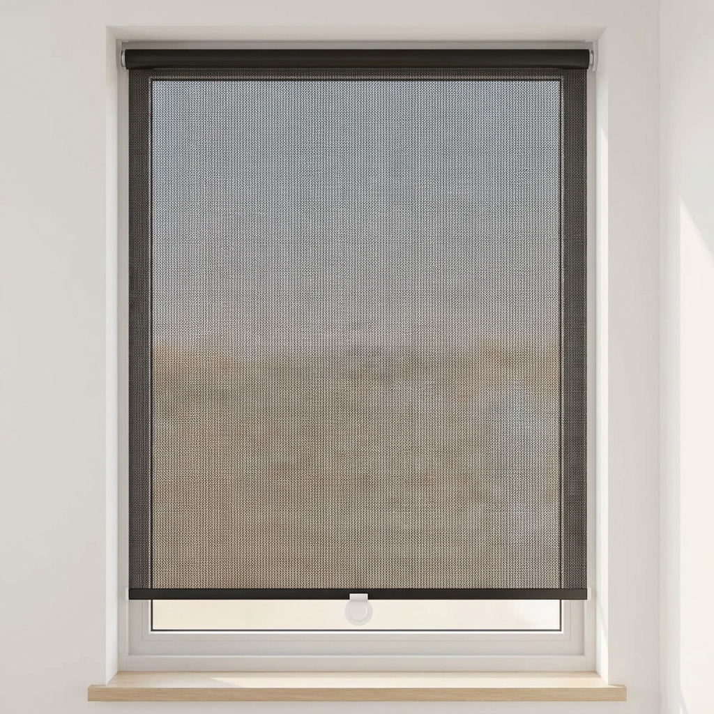 흡착식 탈부착 롤업 블라인드, 68x125cm, 1개