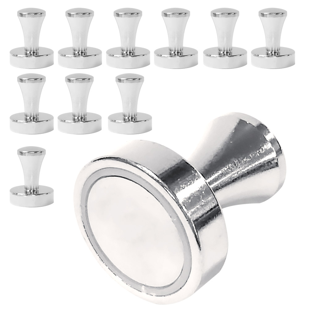 네오디움 메탈 도장 자석, 12mm, 10개