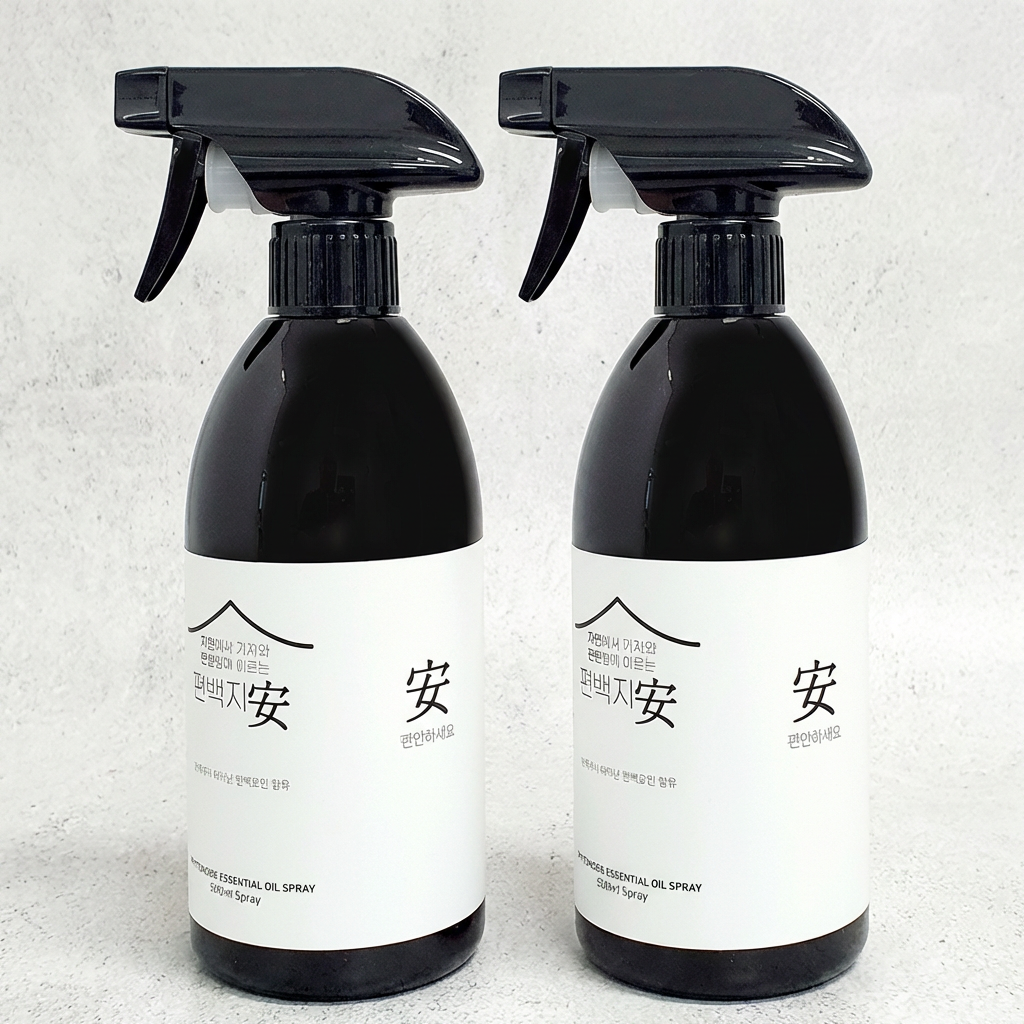 편백지안 편백나무 피톤치드 탈취제, 2개, 500ml, 1개
