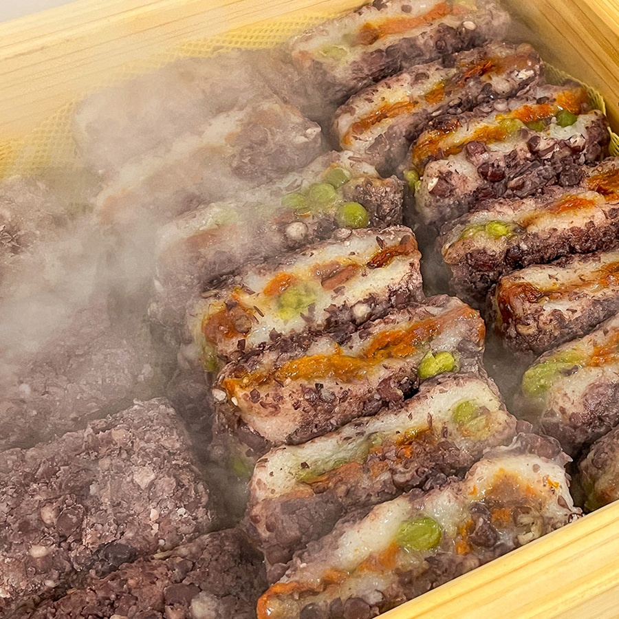 주식회사 와이플로우 농가살리기 통팥호박찰시루떡, 1kg, 1박스
