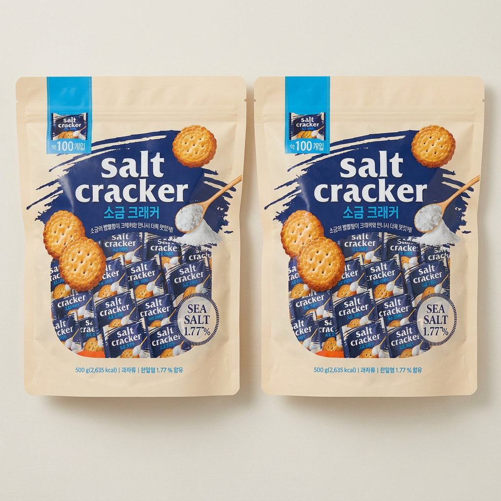 소금 크래커, 500g, 2개