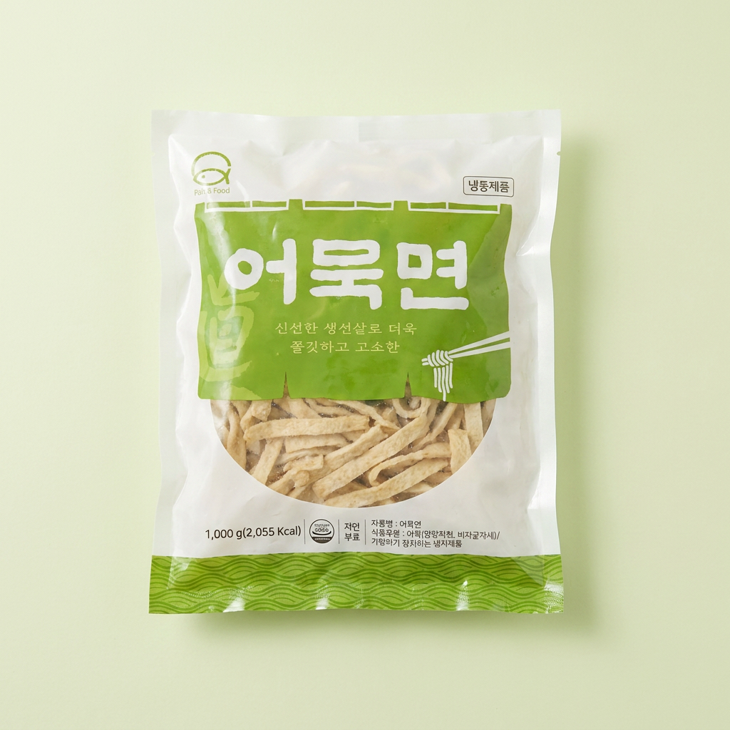굿앤푸드 부산어묵 어묵면, 1kg, 1개