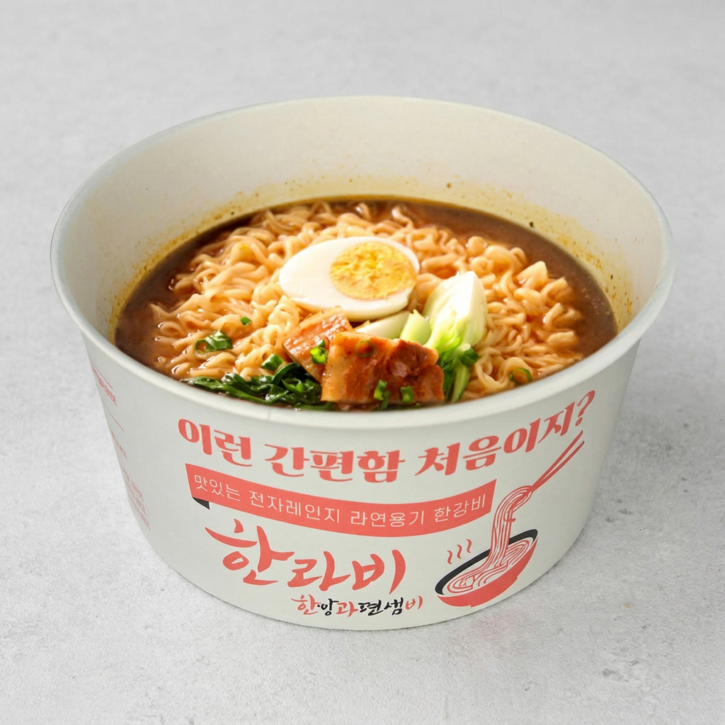 한라비 전자레인지 라면용기 HD-195, 1350cc, 10개