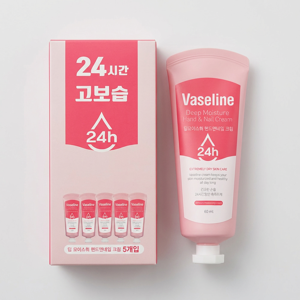 C2Y 바세린 24h 핸드크림, 60ml, 5개