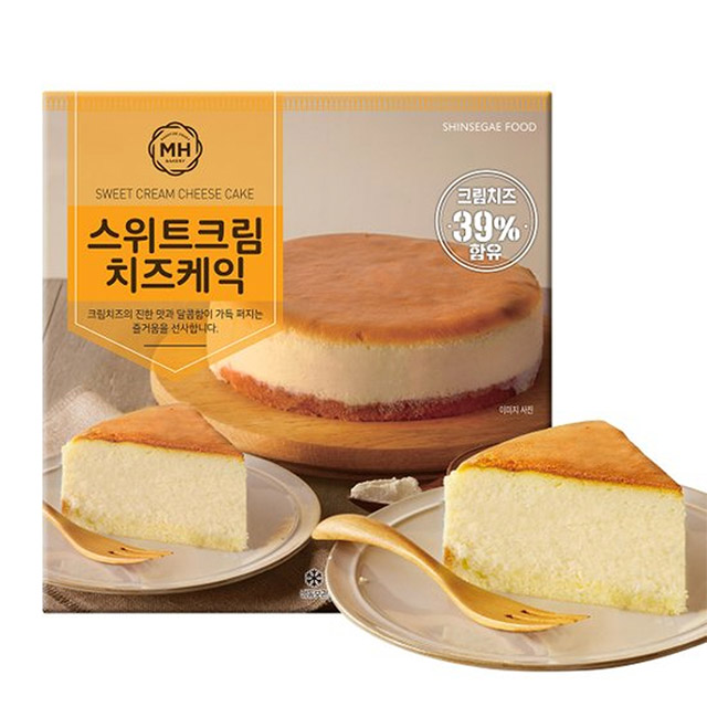 밀크앤허니 스위트 크림 치즈케이크, 520g, 1개