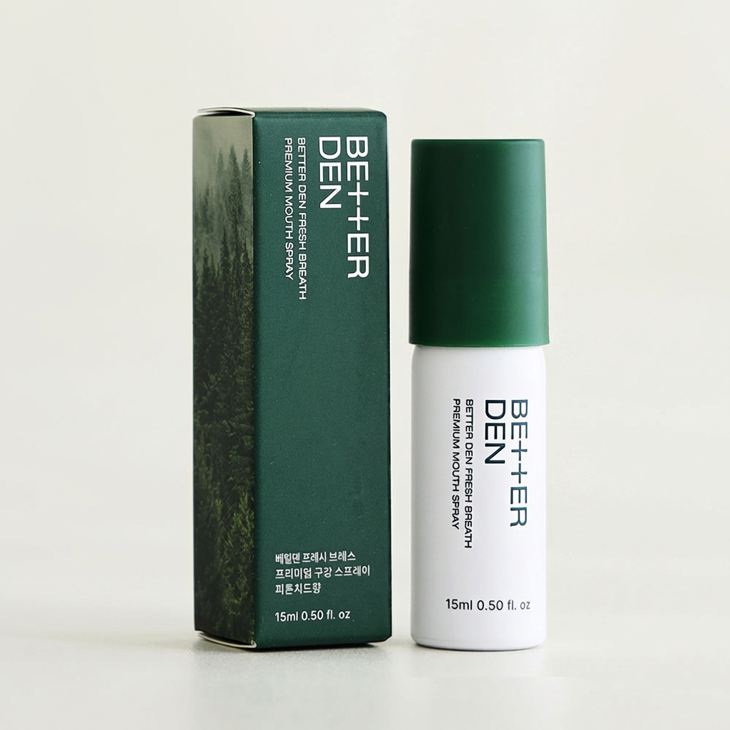 베럴덴 프레시 브레스 프리미엄 구강스프레이 피톤치드향, 15ml, 4개