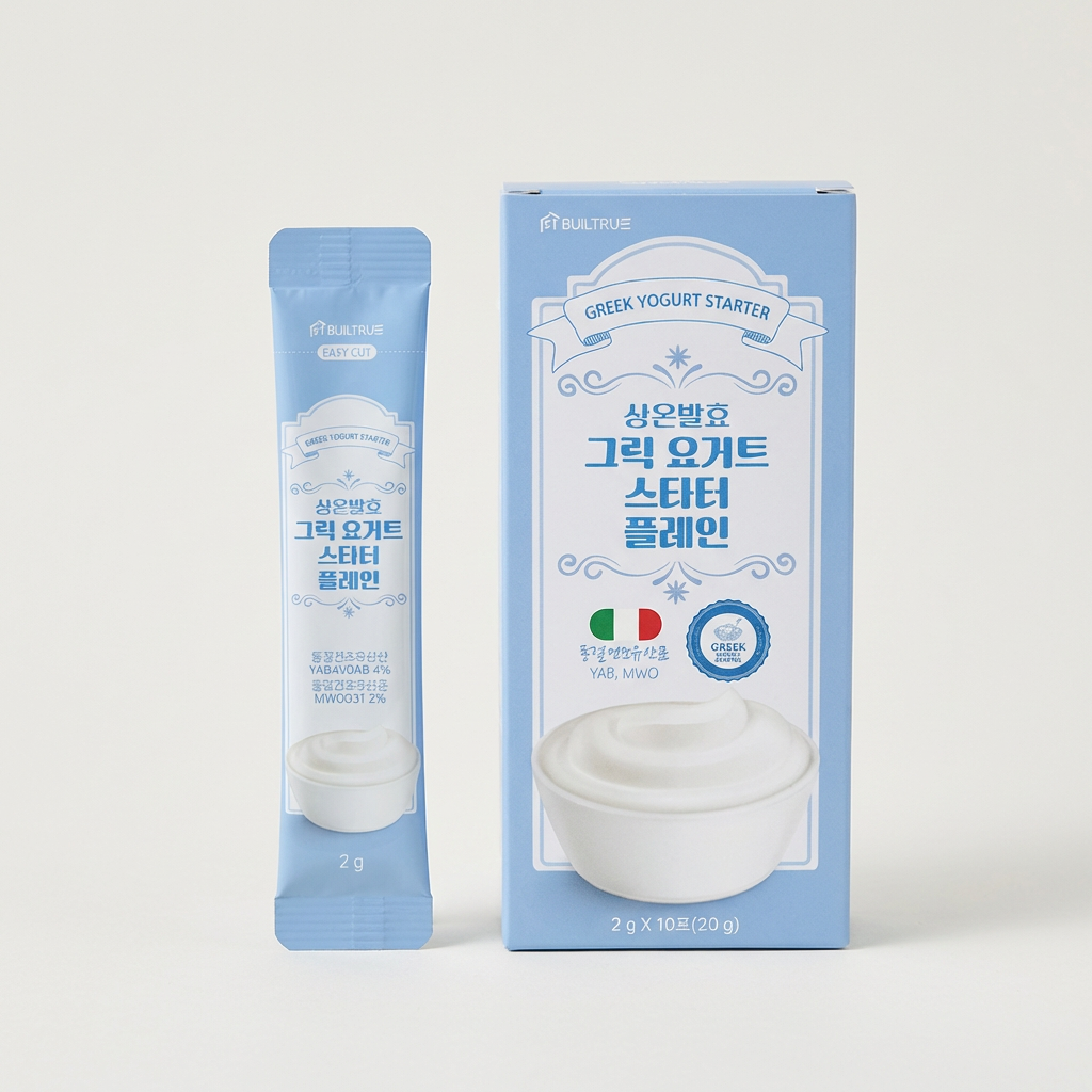 상온발효 그릭 요거트 스타터 플레인, 2g, 10포, 6박스