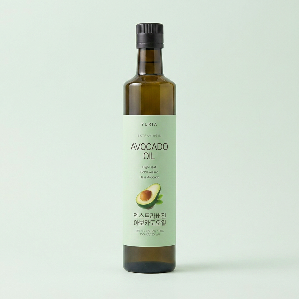 유리아 저온압착 아보카도 오일, 500ml, 2병