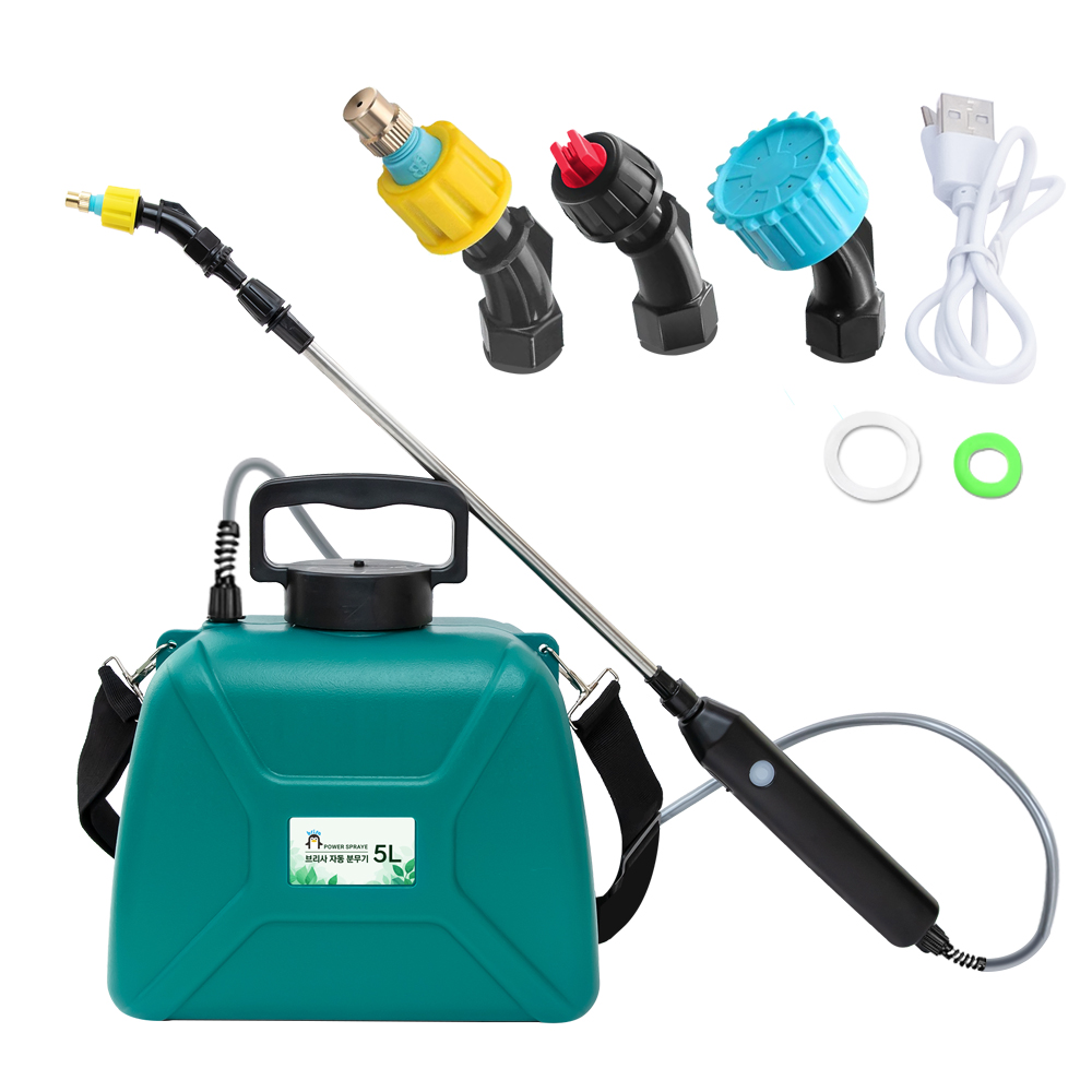 브리사 원터치 자동 분무기 SP-RS409, 그린, 5L, 1개