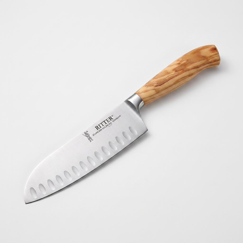 독일 리터 졸링겐 스텐레스 주방용 칼 산토쿠메서 16cm, WOOD, 16cm
