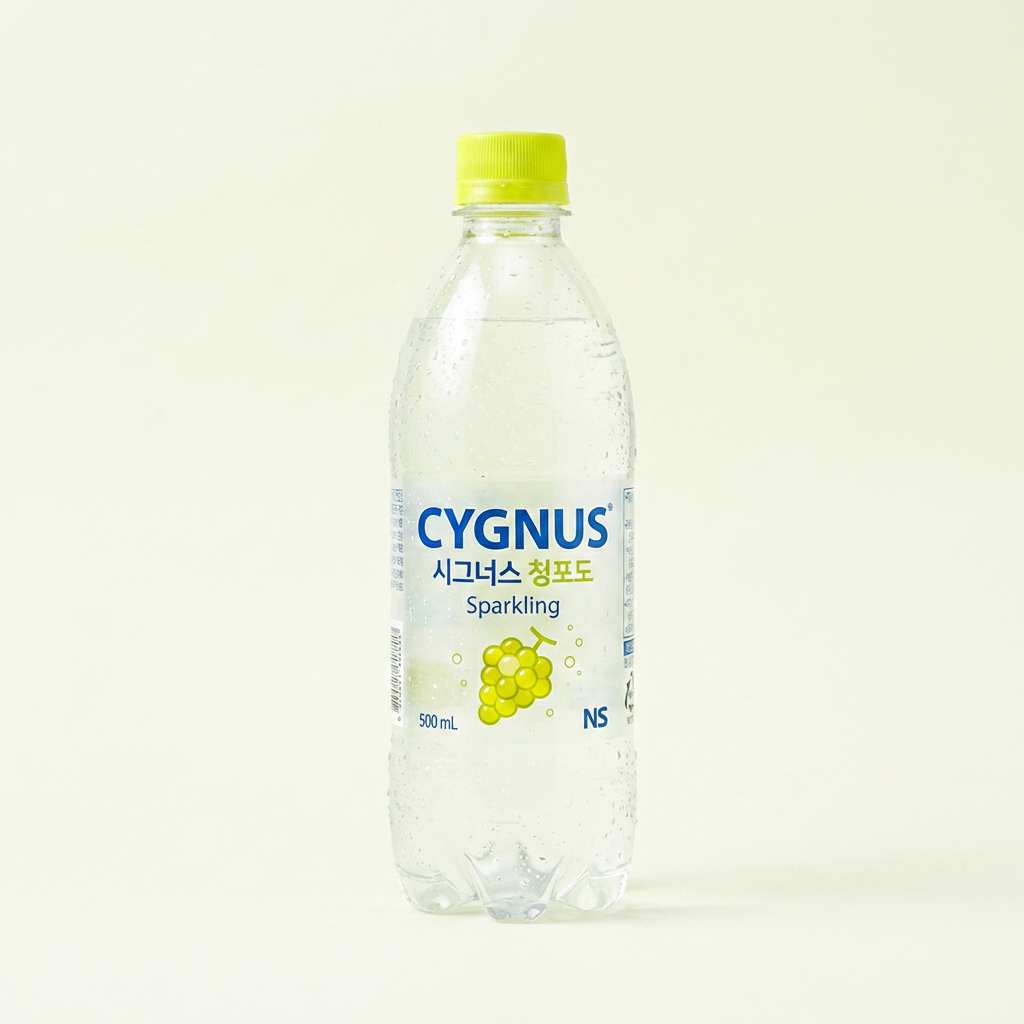 CYGNUS 시그너스 청포도 탄산수, 500ml, 20개