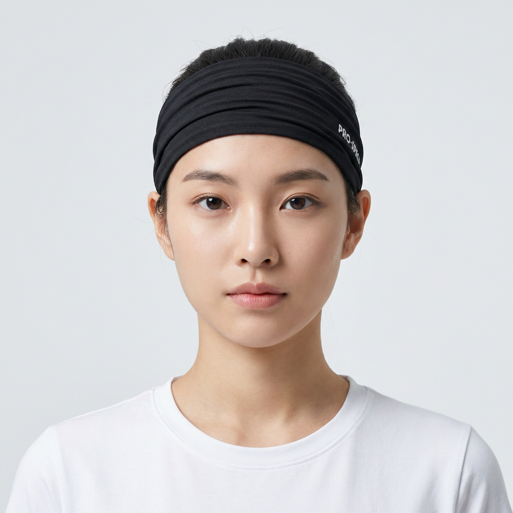 프로-스펙스 스포츠 쿨 헤어밴드, 11cm, 블랙, 1개