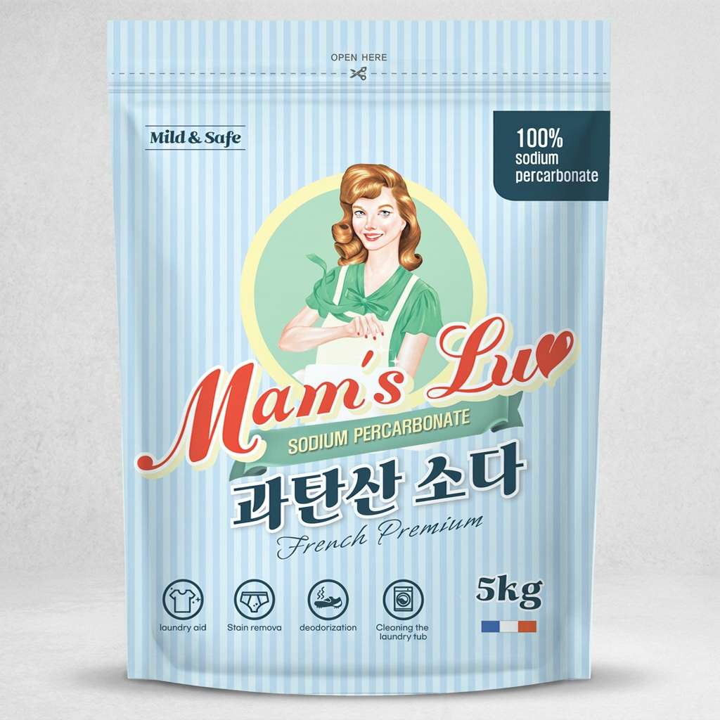 맘스럽 과탄산소다, 파우치, 5kg, 1개
