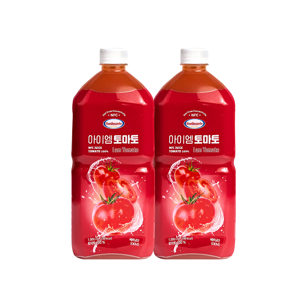 주식회사 행복을파는사람들 보넬드 아이엠 토마토, 1L, 2병