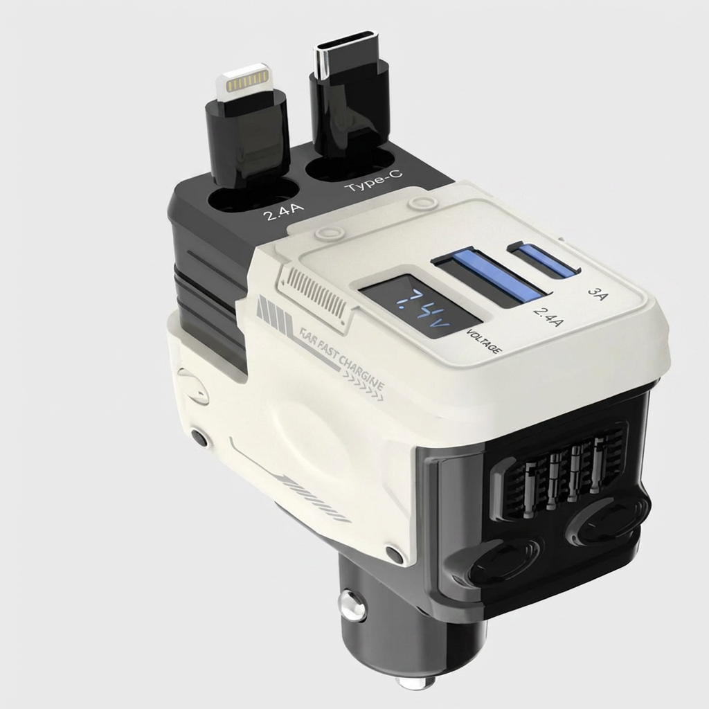 초고속 멀티 시거잭 차량용 USB 어댑터 충전기 A1, 블랙 가격 비교 초고속 멀티 시거잭 차량용 USB 어댑터 충전기 A1, 블랙
