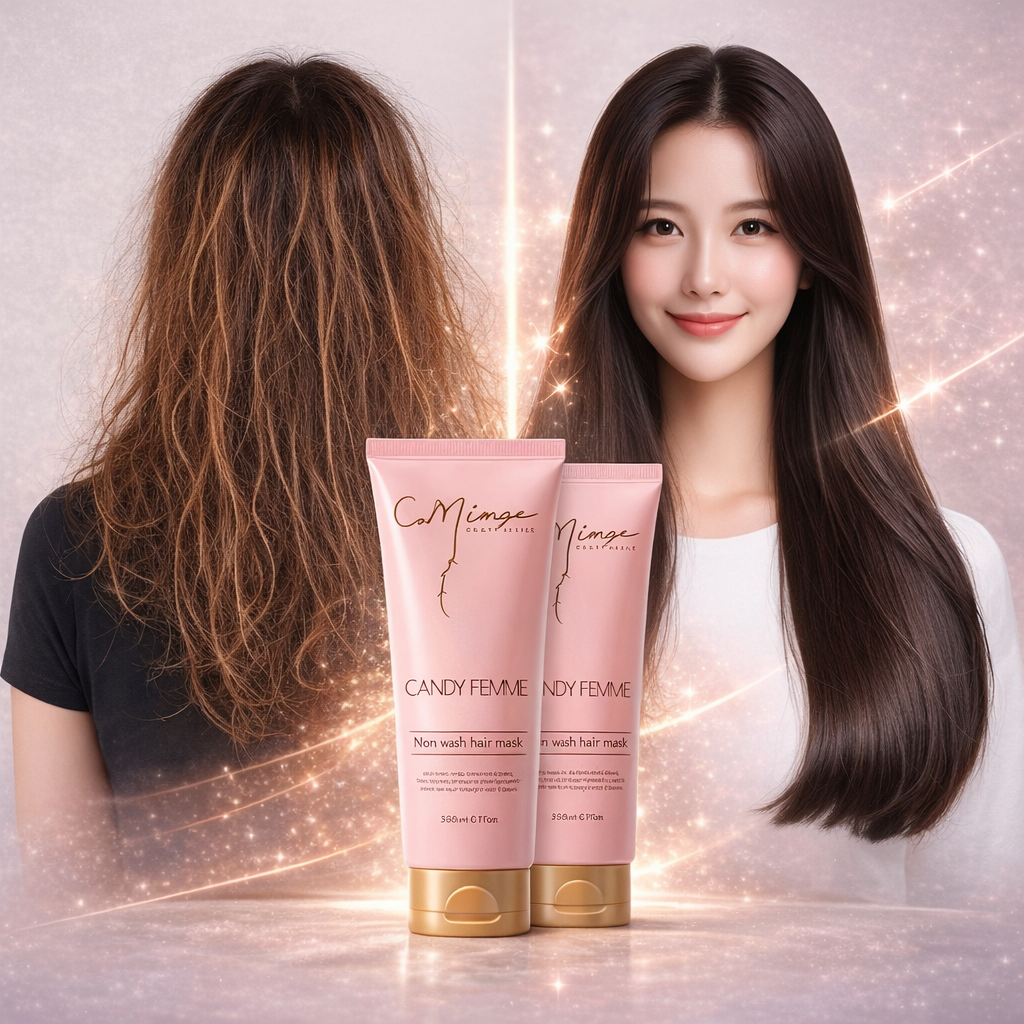 커밍글 캔디 팜므 아쿠아 헤어 트리트먼트, 200ml, 2개