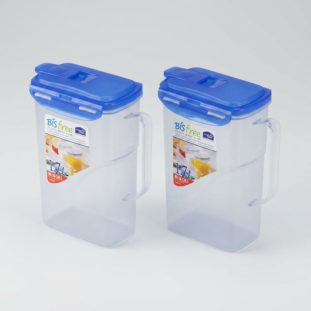 락앤락 비스프리 손잡이물병, 투명, 1.7L, 2개
