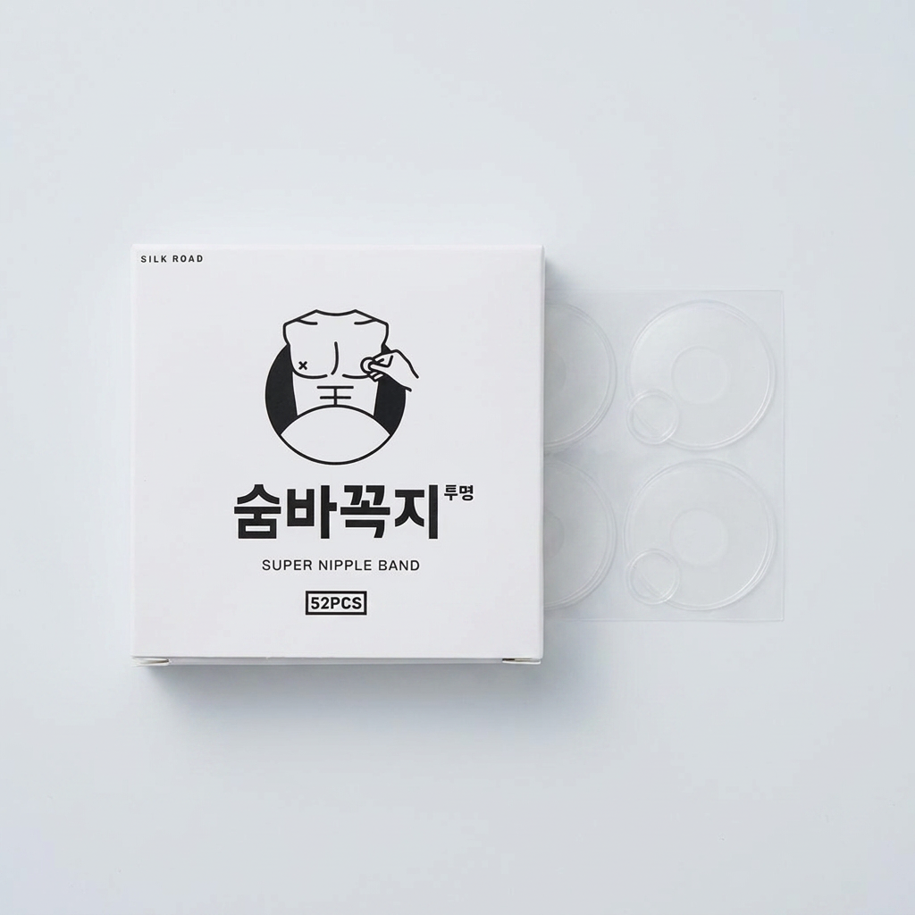 숨바꼭지 니플패치, 투명, 52매입, 1개