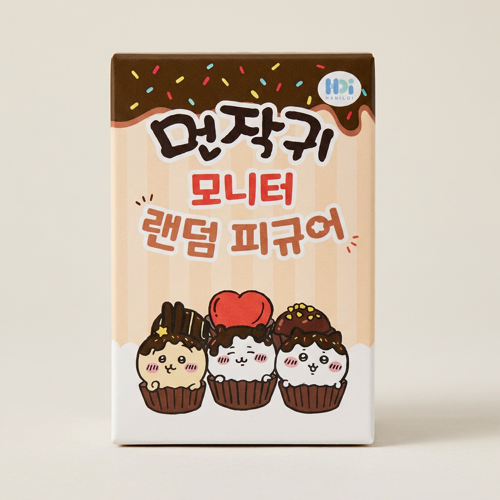 먼작귀 모니터 피규어, 랜덤 뽑기, 1개