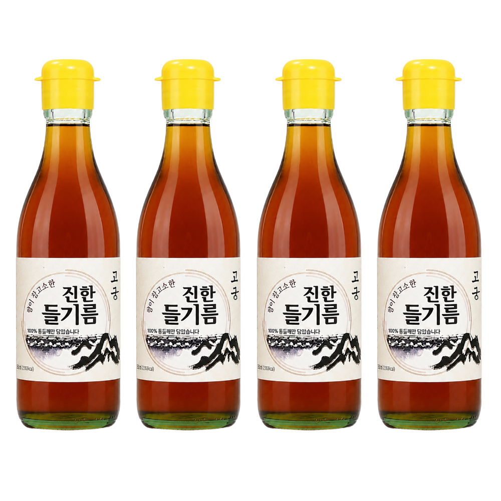 고궁 통들기름, 350ml, 4개