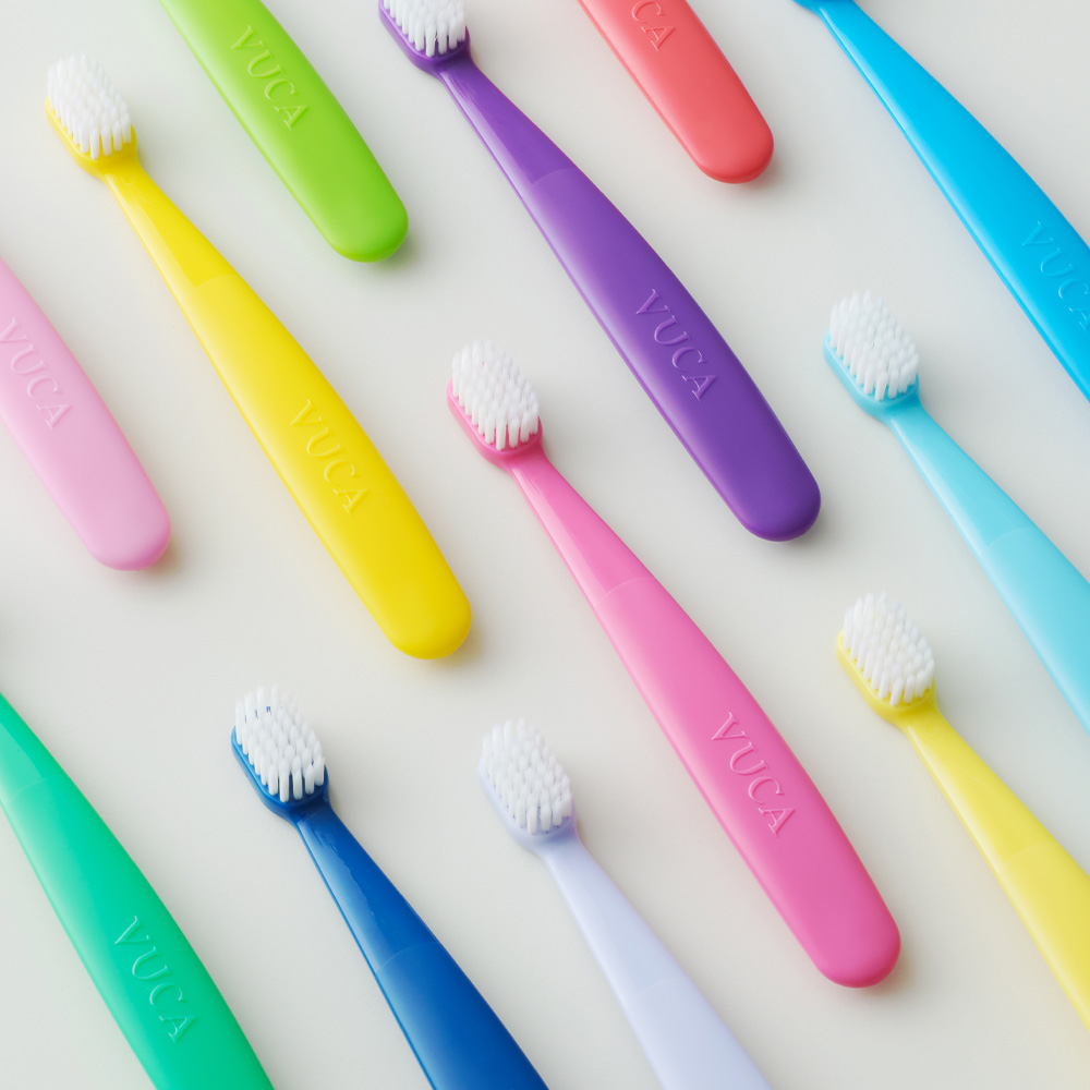 뷰카 뷰카 트윙클 키즈 이지그립 초미세모 유아 칫솔 스텝 2, 12color, 12개입, 1개