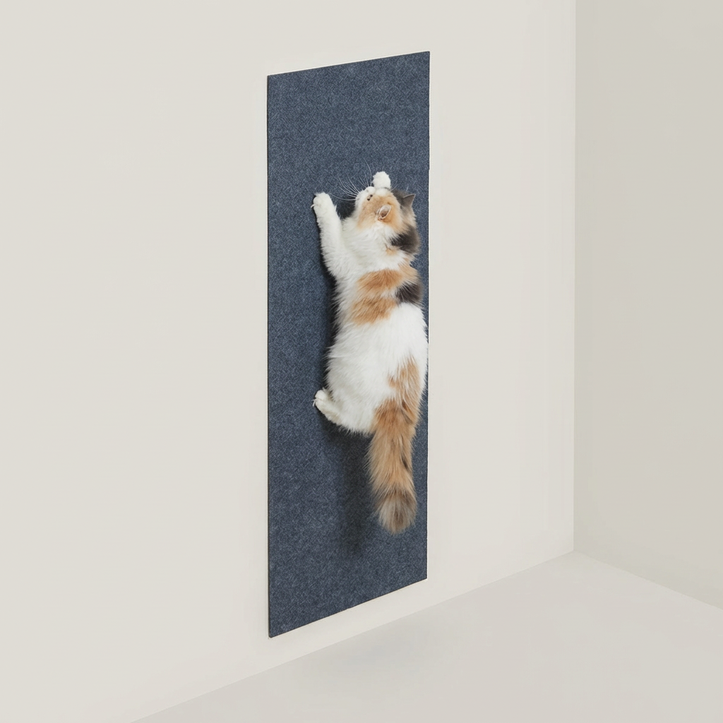 부착형 고양이 스크래처 패드, 30x100, 베이지