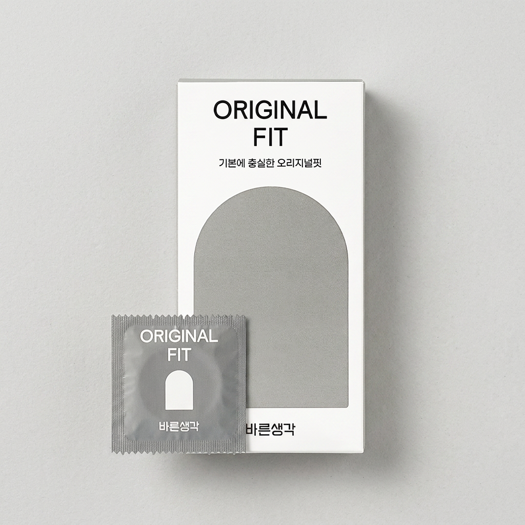 바른생각 오리지널핏, 12매입, 1개