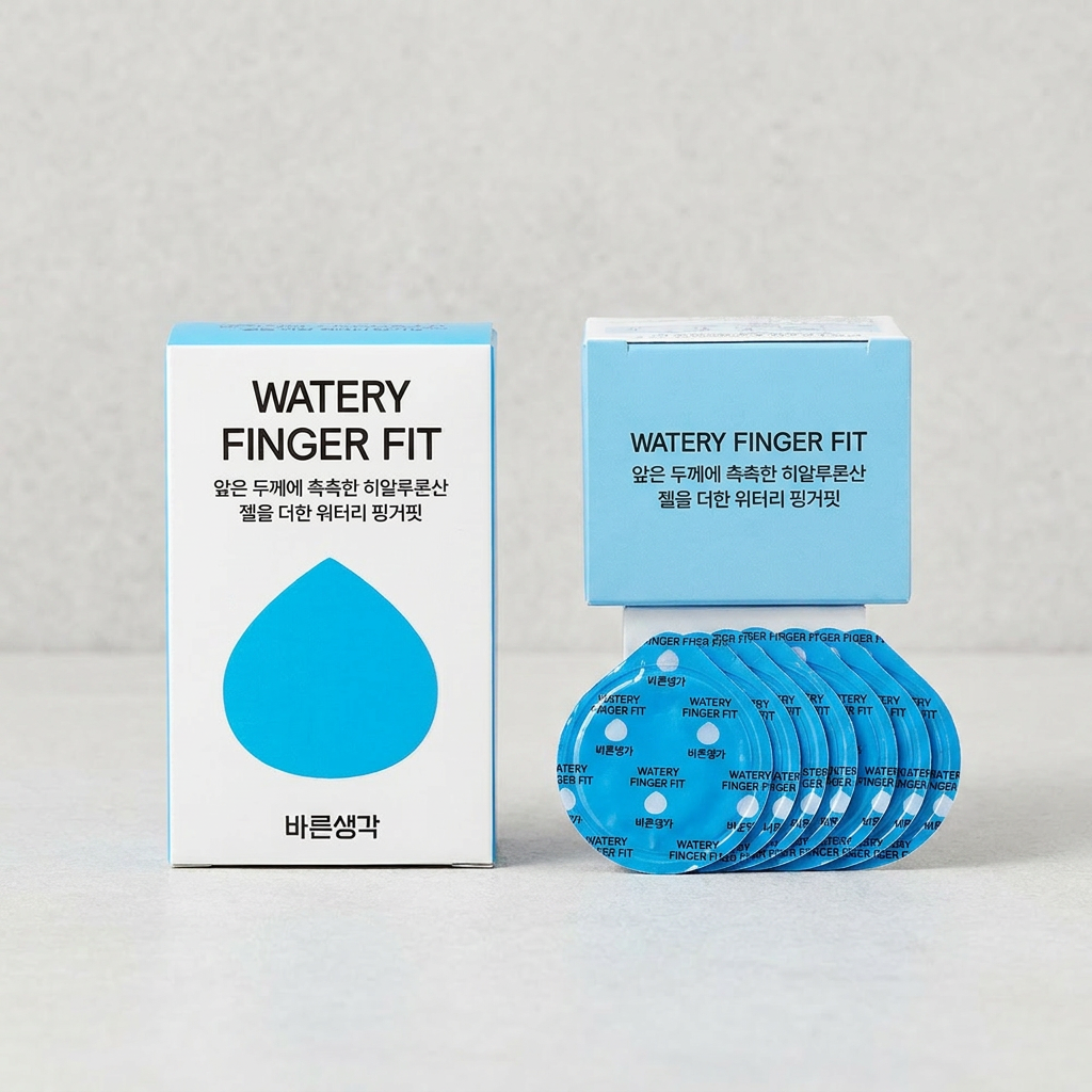 바른생각 워터리 핑거핏 손가락콘돔, 20매입, 1개