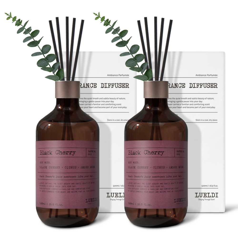 루엘디 프리미엄 대용량 퍼퓸 디퓨저, 블랙 체리, 500ml, 2개 가격 추이 루엘디 프리미엄 대용량 퍼퓸 디퓨저, 블랙 체리, 500ml, 2개 - 최저가 11,990원