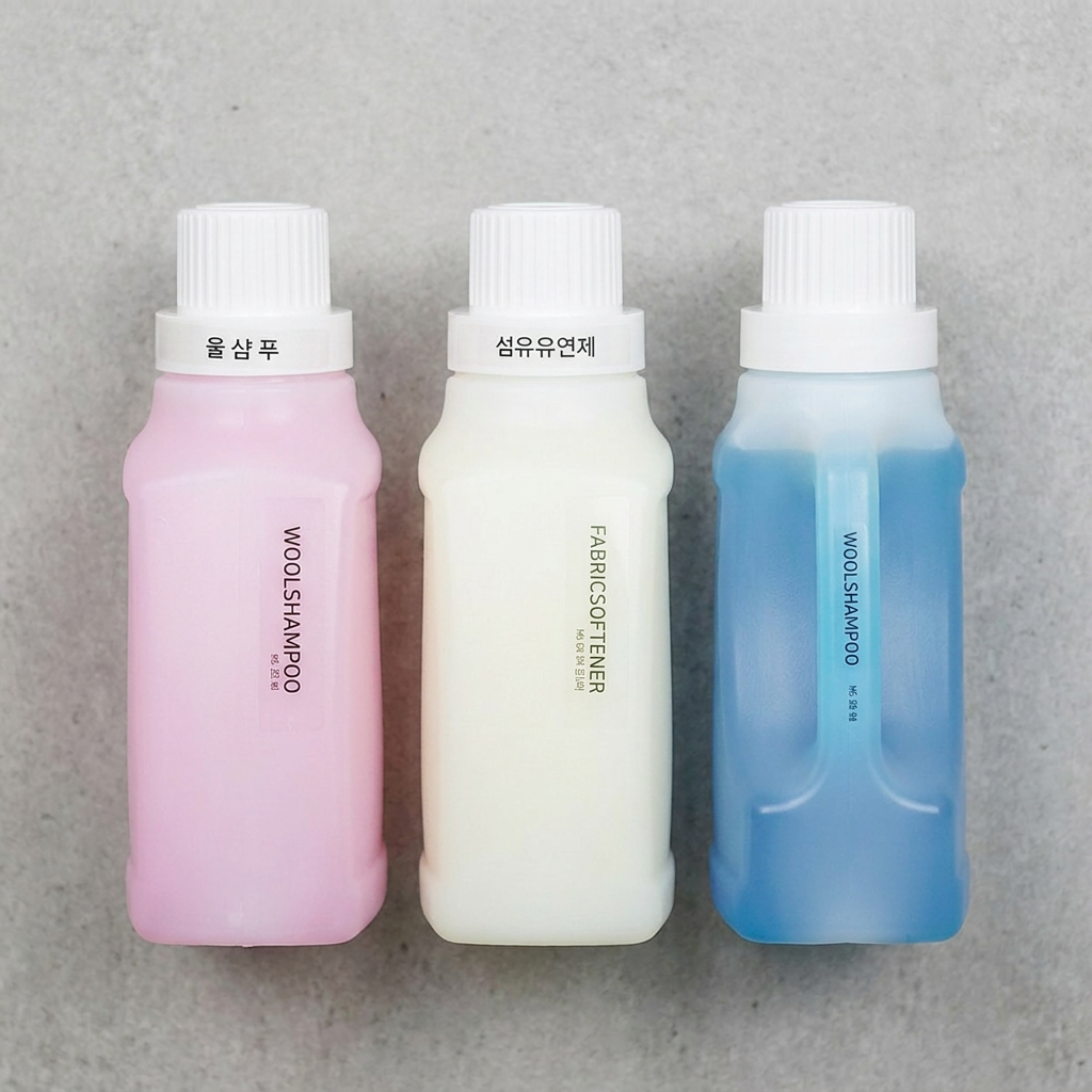세제 소분용기, 투명, 액체손잡이형, 2L, 1개